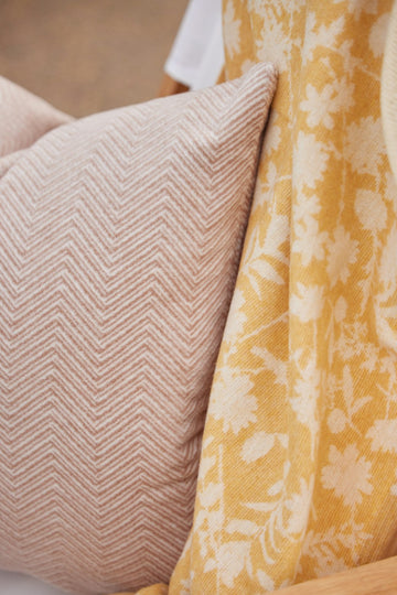 Bayside Herringbone Euro Pillow Covers