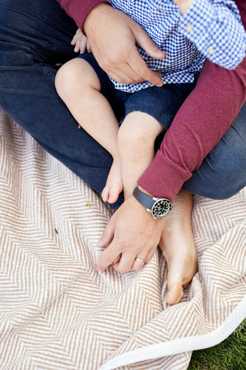 Harborview Herringbone Tan Blanket6