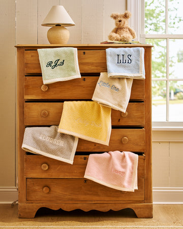 Harborview Herringbone Butter Yellow Mini Blanket6