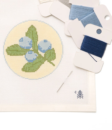 Blueberries Needlepoint Kit