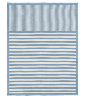 Sweet Pea Stripe Fog Mini Blanket