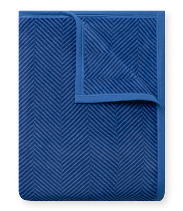 Harborview Herringbone Beth's Blue Blanket