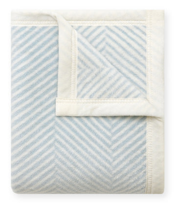 Harborview Herringbone Sky Mini Blanket8