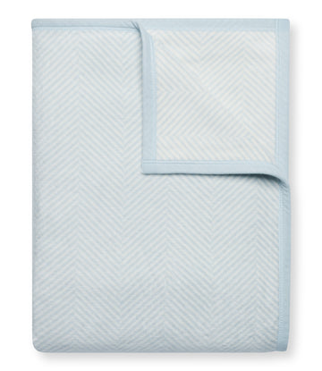 Harborview Herringbone Sky Blanket