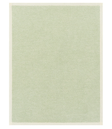 Harborview Herringbone Sprout Green Mini Blanket