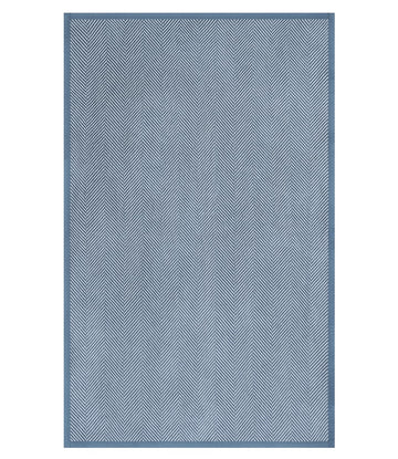 Harborview Herringbone Cornflower Blanket3