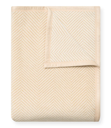Harborview Herringbone Cream Blanket1