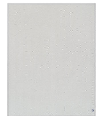 Harborview Herringbone Light Grey Blanket4