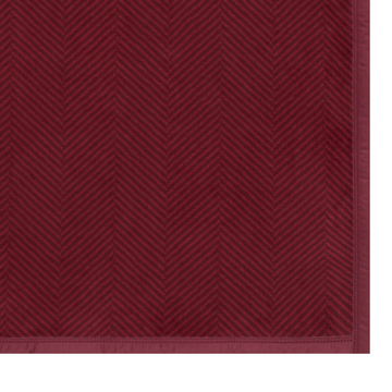 Harborview Herringbone Cranberry Blanket