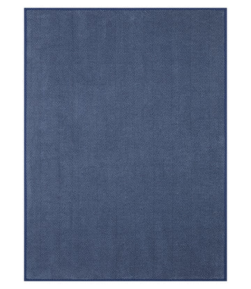 Harborview Herringbone Navy Blanket
