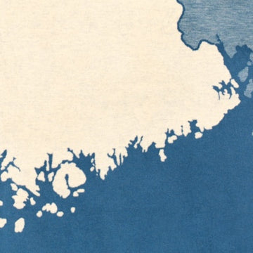 Maine Map Blanket