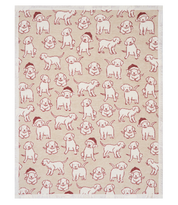 Santa Puppies Mini Blanket