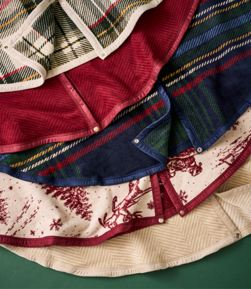 Stewart Plaid Christmas Tree Skirt