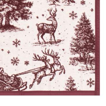 Santa Toile Blanket