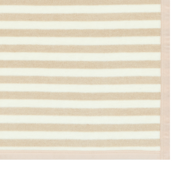 Sweet Pea Stripe Oak Mini Blanket