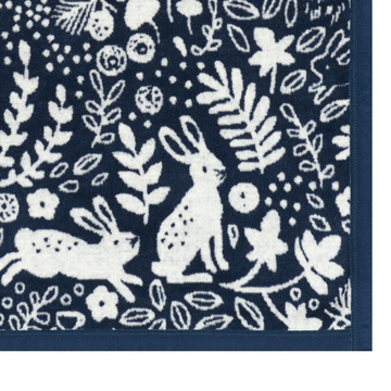 Whimsical Woods Navy Mini Blanket