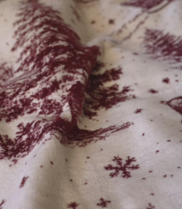 Santa Toile Blanket3